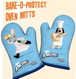 Rare Wallace and Gromit Kingsmill Oven Mitts New 